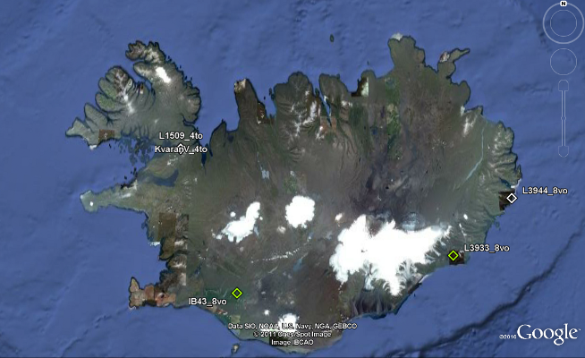 Dispersed distribution of late Konráðs saga manuscripts